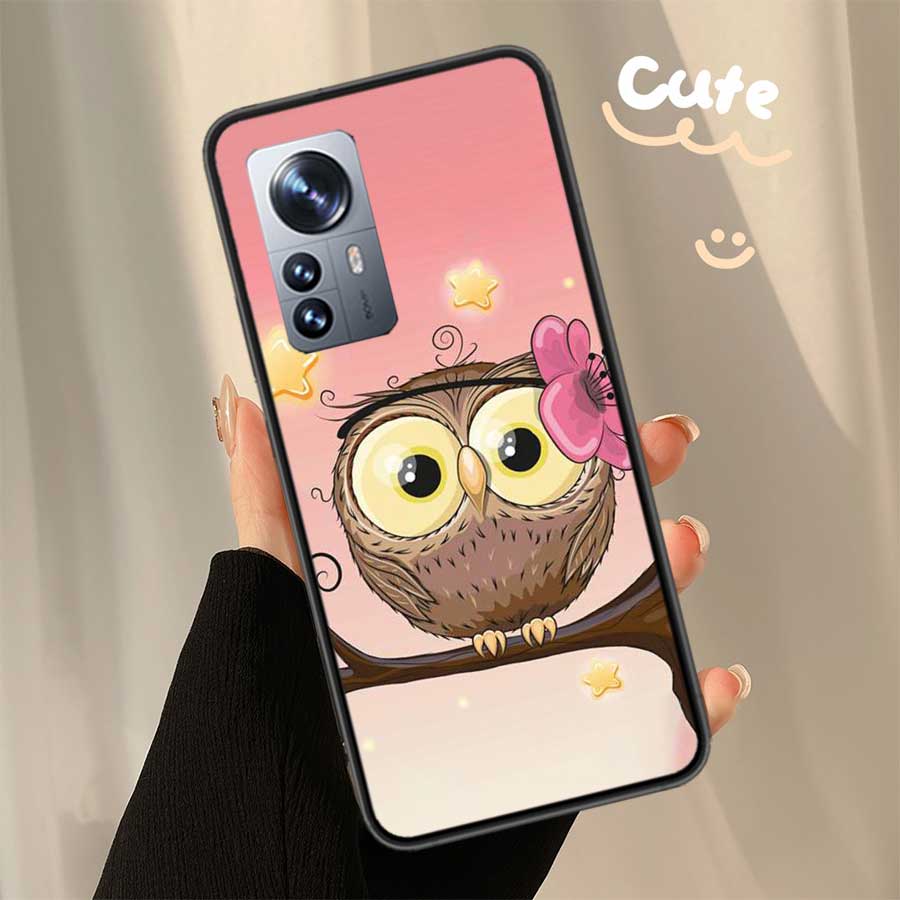 

Чехол для телефона с милой совой и сердечками Lover для Xiaomi Poco X6 X5 X4 X3 GT NFC M4 M5 Pro 5G M3 Mi Note 10 Lite F5 F4 F3 F2 F1 Xiaomi Poco F5