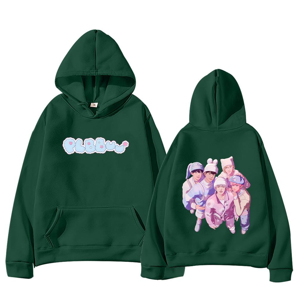 Nová podzimní zimní mikina Plave Bbuu! Kpop Potisk Mikiny Merch Móda Y2K Streetwear Ženy Muži High Street Pulovr