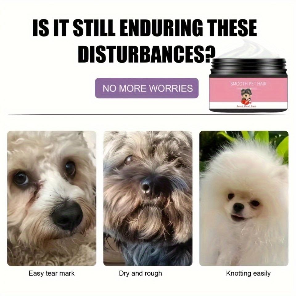 Balsamo per animali domestici, senza nodi, idrata e ammorbidisce il pelo del cane, adatto per animali domestici, liscio, condizionato e idratato, adatto per la pelle sensibile degli animali domestici