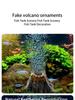 Volcanic Aquarium Stone For Decoration, Bubble Aerator For Precious Fish, ABS Volcanic Motor With Aeration Stone, 1 Piece