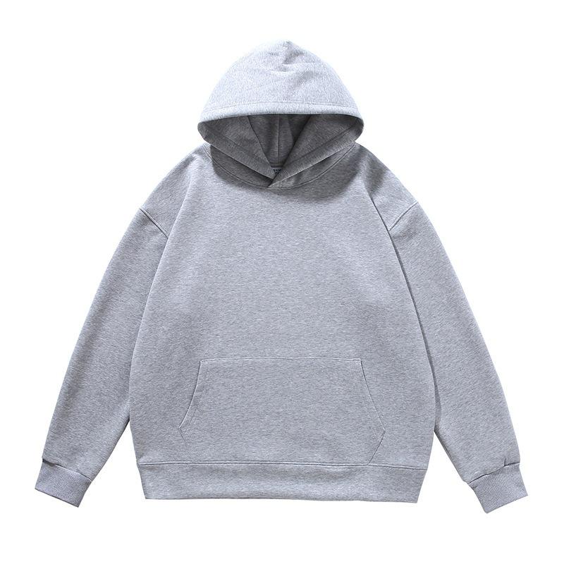 New Men's Clothing Autumn Casual Basic Hooded Solid Color Sweater Sweatpants American Trendy Brand Sports Suit Men