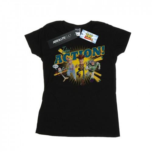 

Disney Womens/Ladies Toy Story 4 TakinÂ´ Action Cotton T-Shirt білий