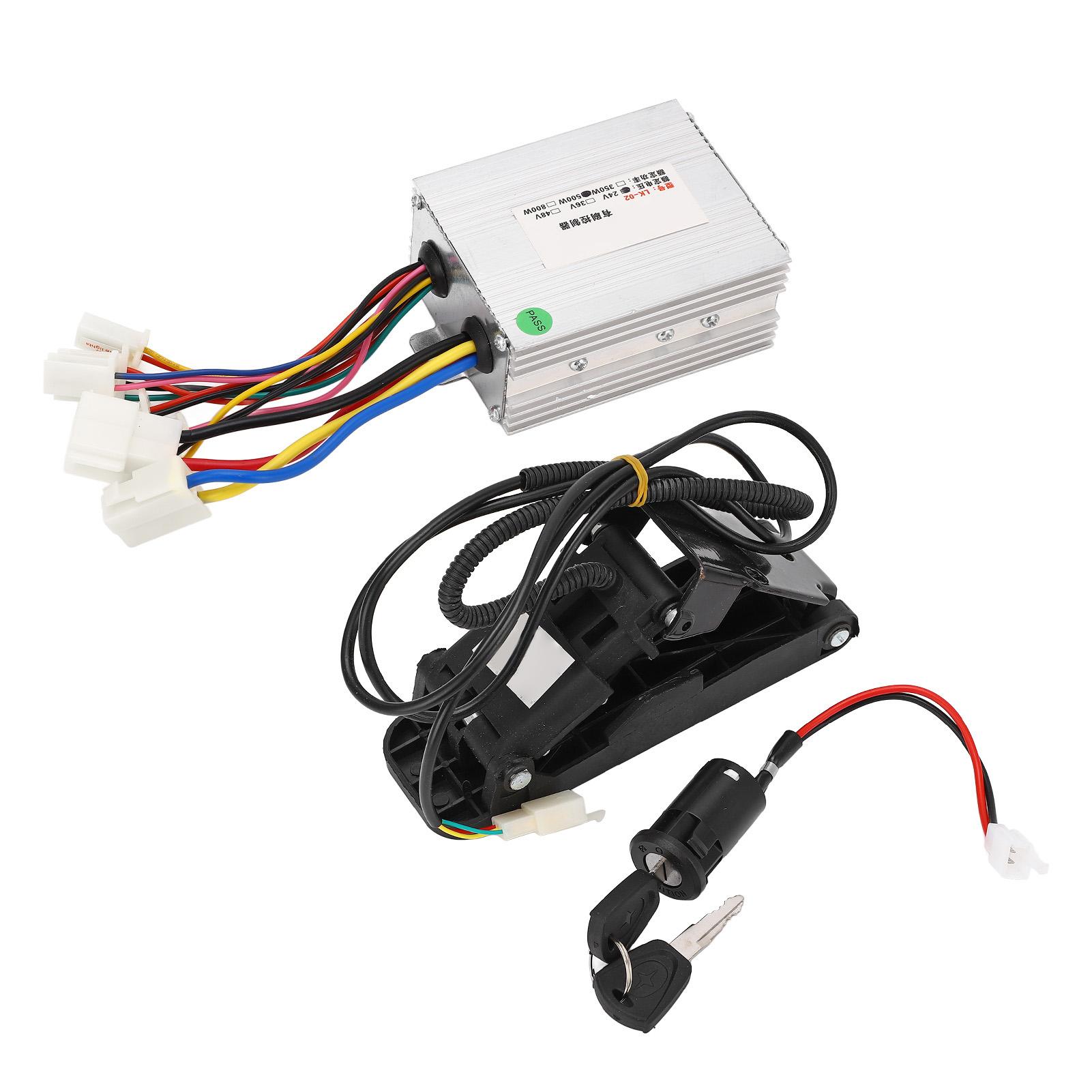 

Контроллер скорости двигателя 24 В 500 Вт и педаль газа с ключами блокировки для электровелосипеда, скутера