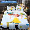Pi-ppi And Horse Friendship 3pcs K-pop music group Bedding set,Ideal for Bedroom, Dormitory,Including Duvet Cover And 2pcs Pillowcases,Fan gifts