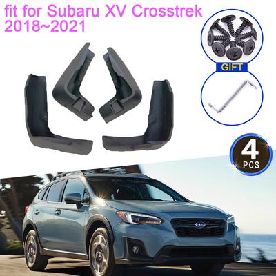 For Subaru XV Crosstrek 2018    MudFlap Mudguards Splash Guards Fender Flare Front Rear Wheel Car Stying