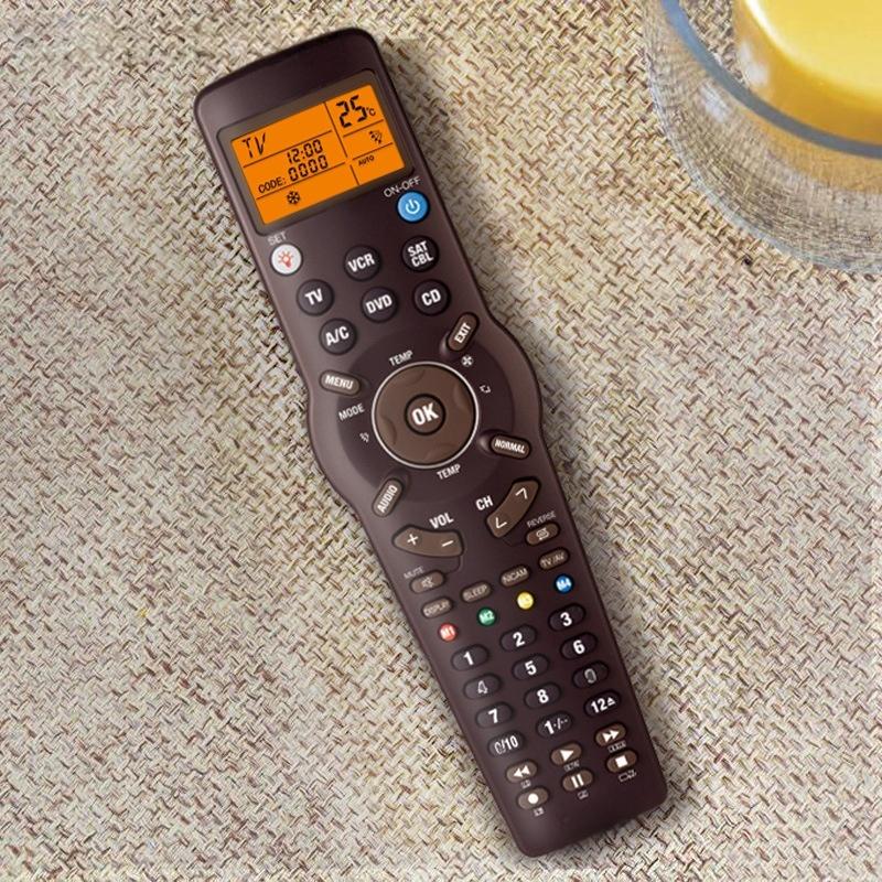 

1Pcs Smart Universal Remote Control For Tv/Txt Dvd Cd Vcr Sat/Cable And A/C Rm-991 6 In 1 Learning Infrared Controller One Size