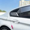 For BMW 5 Series G30 2018      Car Exterior Rear Window Quarter Scoop Louver Shutter Cover Side Vent Trim