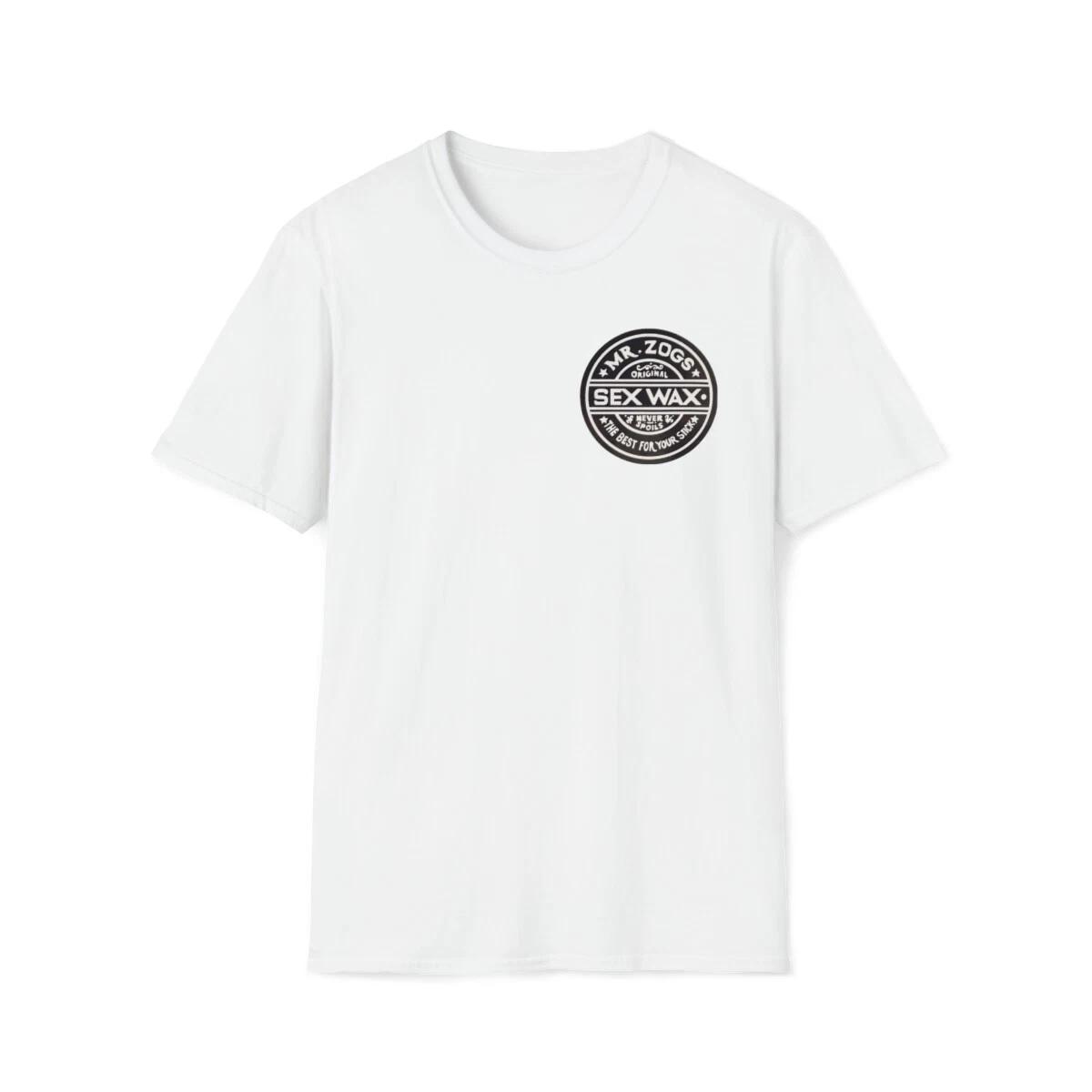 Mr. Zogs Sex Wax Black Logo Premium T-Shirt Outlaw Surf 3XL