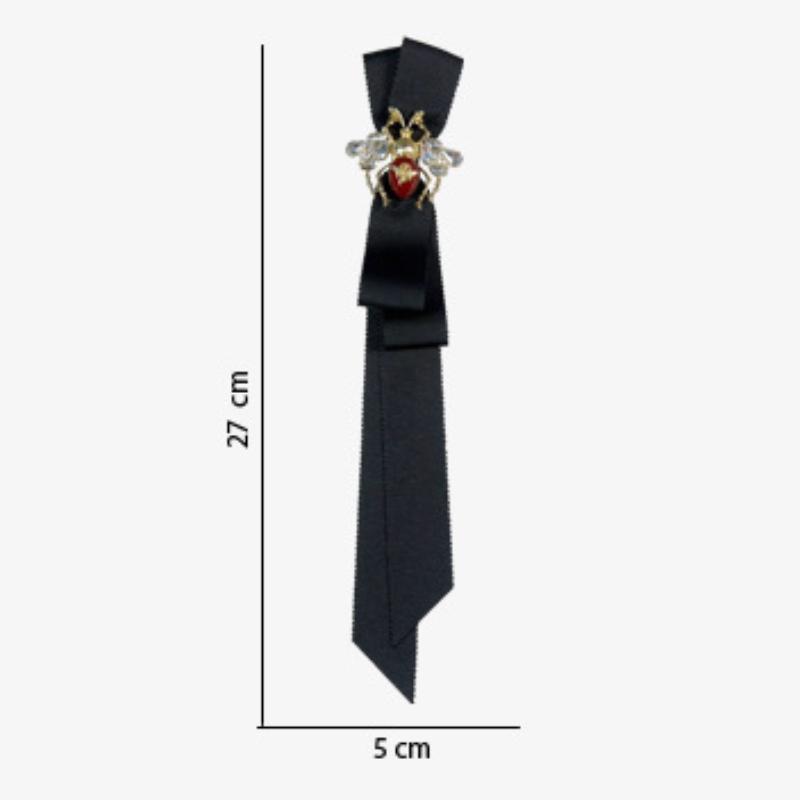 Rhinestones Bee Neckties Bowtie British Korean Men's and Women's College Style Shirts Accessories Brooch Handmade Jewelry Gifts