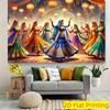 2D Flat Banner, 8x6 Feet Indian Traditional Dance Backdrop fabricDJH