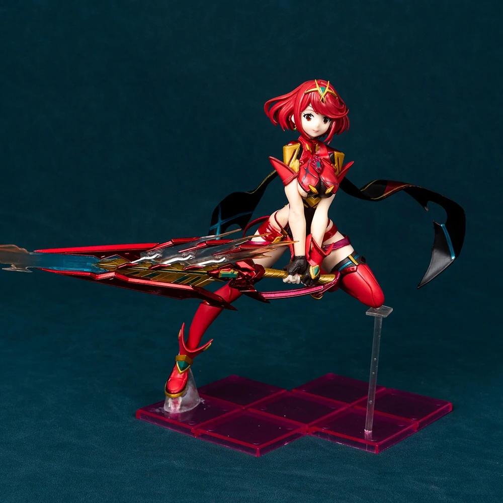 

21cm Xenoblade Chronicles 2 Homura Pyra PVC Action Figure Anime Shimoji Shino Pyra Figures Model Toys Collection Doll Gift without box