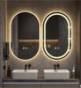 Oval LED Smart Vanity Mirror with Touch Screen
