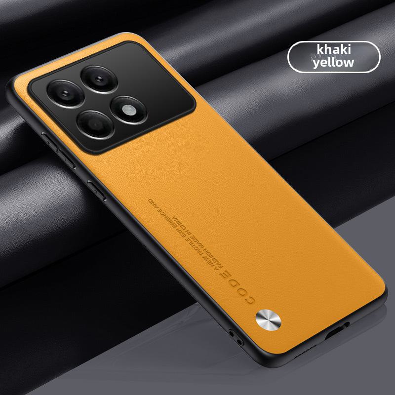 Kožené pouzdro s plným krytím Redmi K70 Pro Extreme Edition, ochranná skořepina K60/K50/K40 – design proti pádu.
