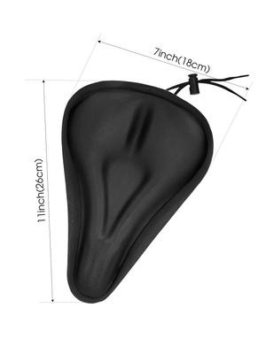 Bicycle Saddle Cover 3D Gel Foam Soft Thickened Bicycle Saddle Cover with Adjustable Drawstring Suitable for Mountain Bikes