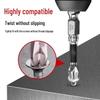 Impact-Resistant Non-Slip Phillips Head Bits: Strong Magnetic, High Hardness, Hex Wind Set for Electric Drills and Screwdrivers.