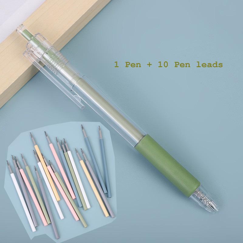 0.5mm Simple Transparent Press Neutral Pen Office School Writing Student Supplies Stationery