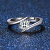925 Sterling Silber Ring 5A Zirkon Klassisch für Damen Herren Hochzeits Schmuck Verlobungs Anhänger Party Geschenk Hohe Qualität Ring