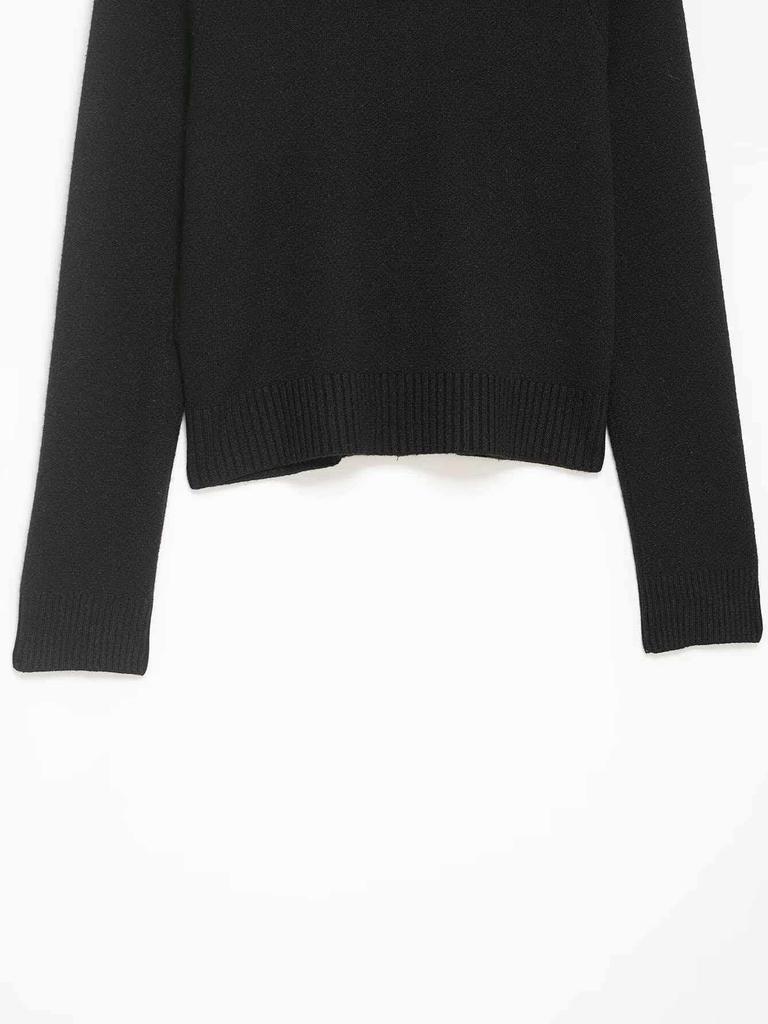 Women's Autumn Fur Collar Patchwork Knitwear – European & American Style