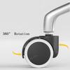 1 Pcs 1inch Universal Mute Office Chair Wheel Caster Heavy Duty Swivel Castor Replace Furniture Wheels Roller Rubber Brake DIY