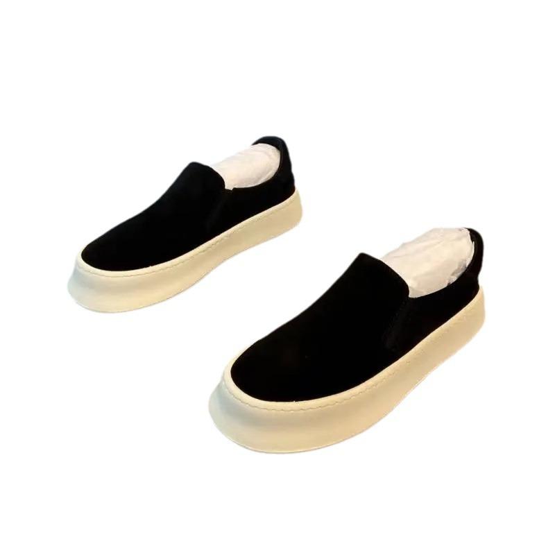 Spring and summer new soft-soled lazy shoes anti-fur casual shoes