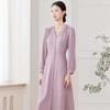 JESSIE Elegant V-Neck Long-Sleeve Dress