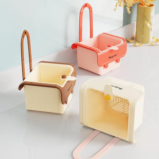 Yousheng 1/2Pcs Drain Basket Sink Food Catcher Detachable Easy to Clean Simple Installation Compact Kitchen Sink Strainer Basket