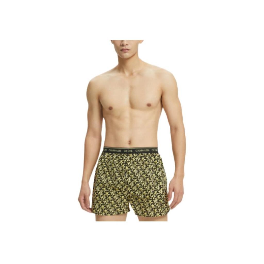 Calvin Klein One Gravity Band Letter Print Loose Fit Boxer Shorts Men Underwear Brown NB2998-1BB