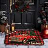 1Pcs Anti Fatigue Kitchen Rug  Merry Christmas Waterproof Non-Slip Thick Cushioned Kitchen Mat Heavy Duty Comfort Standing Mat for Kitchen