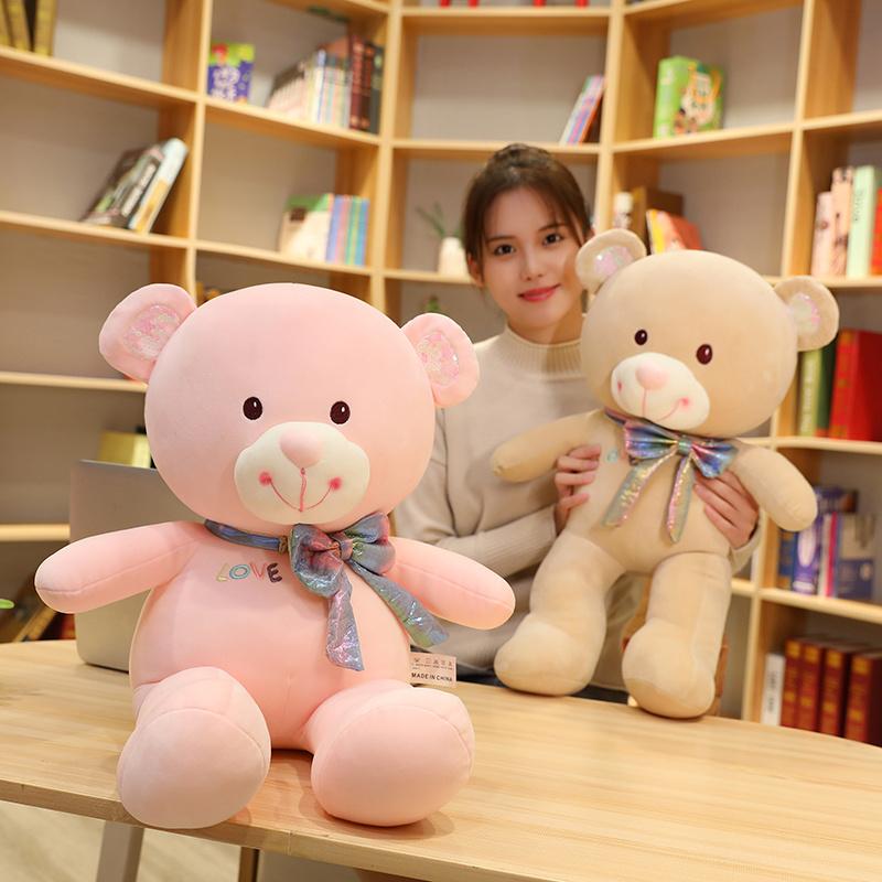 Hot New Soft Brown Bear Plush Toys Bear Dolls Cute Bear Stuffed Plush Toy Children Lovely Bear Toy For Kids Toys Birthday Gifts