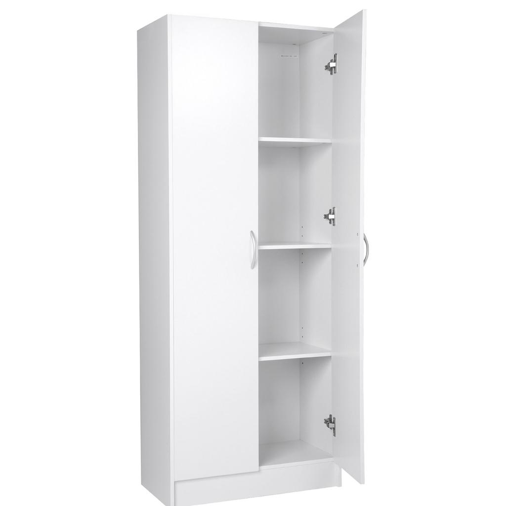 VEVOR Kitchen Pantry Cabinet, 60" Tall Food Pantry Storage Cabinet, 110LBS Freestanding Storage Cabinet Cupboard with 3 Shelves(2 Adjustable)