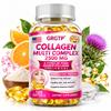 Multi-type collagen dietary supplement; contains collagen types I, II, III, V, and X; 2500mg content; suitable for adults.