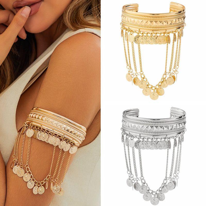New Arrival Fashion Metal Coin Tassel Female Dance Bracelet