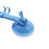 1PC Suction Cup Style 6 Hooks Adjustable Plastic Towel Rack Hanging Holders Lock Type Bathroom Kitchen Hook Suspension Organizer