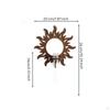 Sun Wall Planter Minimalist Sunray Plant Shelf Wooden Wood for Bedroom, Living Room