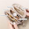 Portable Makeup Bag Multi Functional Mini Organizer Pouch For Jewelry Coin Purse Travel Accessories