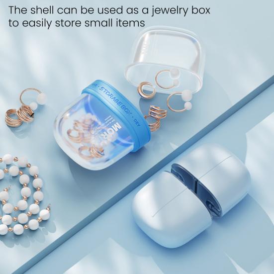 

Portable Box Pill Medicine Case Large Pill Box Tablet Organizer синій