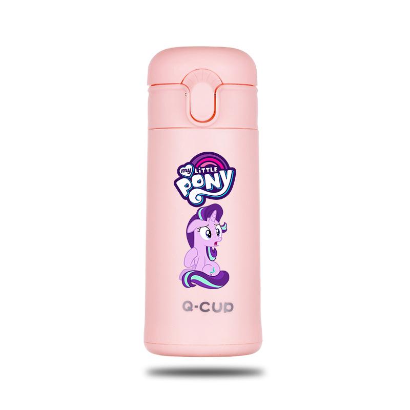 My Little Pony Water Bottles Kawaii Cartoon Print Glass Girl Outdoors Sports Large Capacity Cups Birthday Gift 400ml Kid Friendly Entertaining Fun