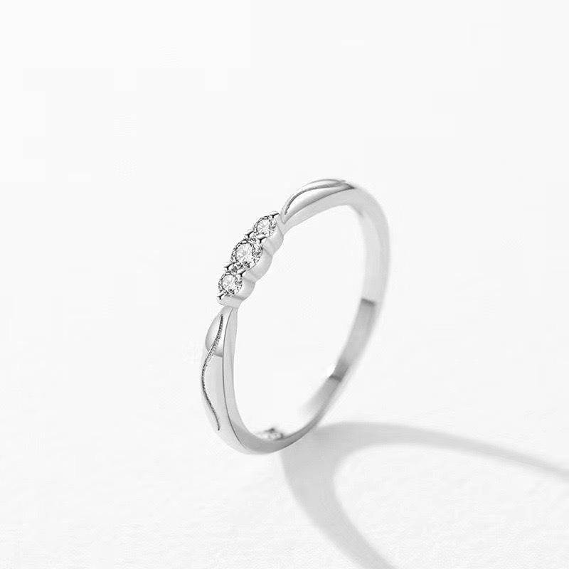S925 Sterling Silver Three Lives Three Worlds Women's Fashion Statement Ring
