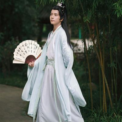 Hanfu-Anzug für Herren im chinesischen Wei- und Jin-Dynastie-Stil