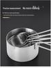 Stainless Steel Measuring Cups & Spoons Set - 4-Piece for Baking & Coffee Beans.