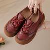 Fashion New autumn tied up flats woman genuine leather moccasins shoes for women luxury comfort flats oxfords shoes ladies casual loafer