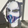 Funny Hooded Halloween Balaclava Handmade Party Beanie Cap Vintage Face Mask for Men Women