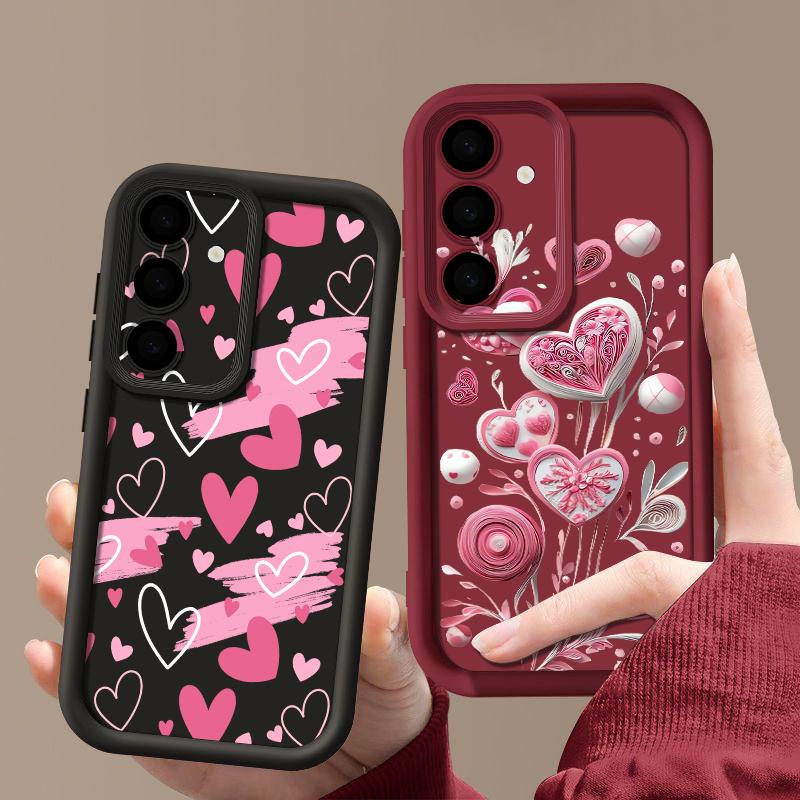 Cherry Fruits Print Case For Samsung Galaxy A57 A37 A27 A17 5G A56 A36 A26 A16 A55 A54 S21 FE S22 S23 S24 Plus S25 S26 Ultra Shockproof Bumper Cover