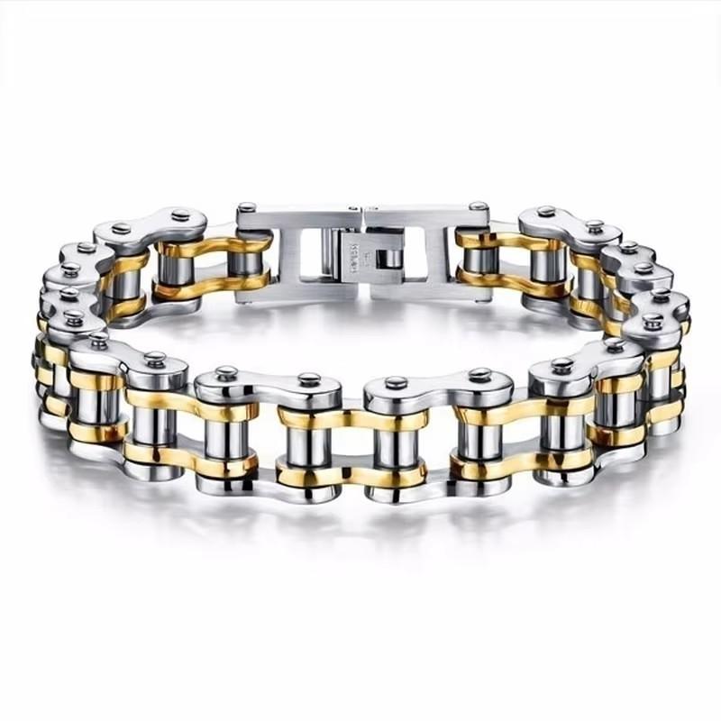 Punk Rock Biker 316L Edelstahl Herrenarmband Modeschmuck Fahrrad Fahrradkette Schmuck Pulsera Hombre Acero Inoxidable