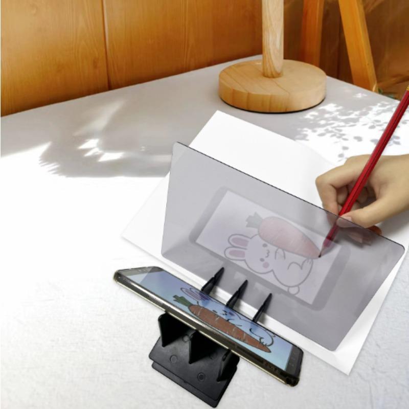Neues optisches Projektionszeichenwerkzeug - Universelles Smartphone- und Tablet-Zeichenbrett Perfekt für Anime-Skizzieren, Kunst und Heimgebrauch