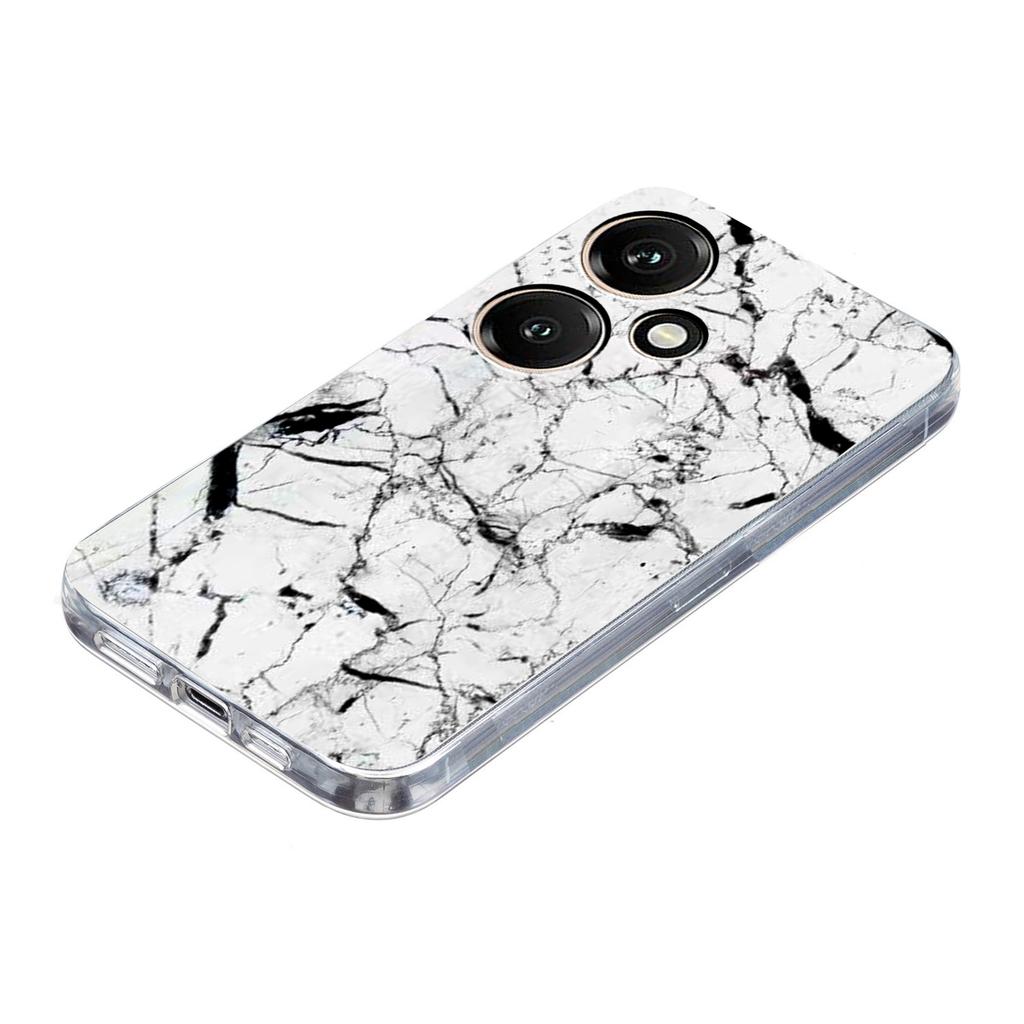 For Honor 400 5G (Global) Case Marble Pattern Printing Soft TPU Phone Cover