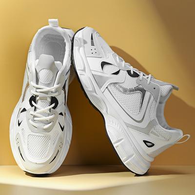 Pantofi de alergare sport la modă pentru bărbați, cu platformă din plasă, pantofi casual, pantofi sport respirabili, pentru mers, pantofi pentru bărbați, stil de stradă