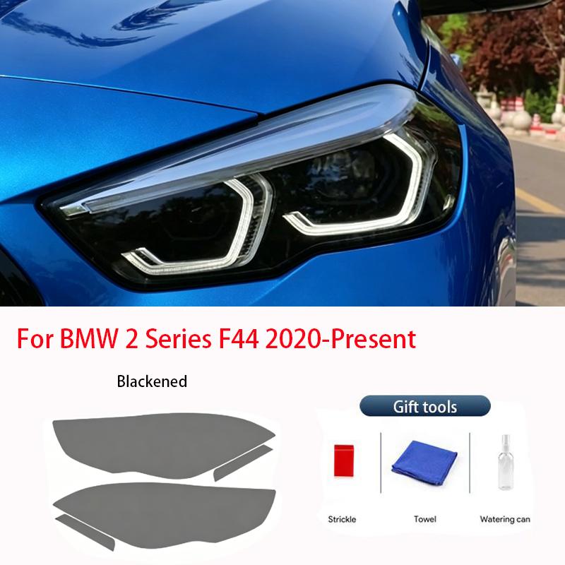 For BMW 2 Series F44 Gran Coupe M235i TPU Transparent Blackout Headlight Film Anti-Scratch Sticker Repair Accessories