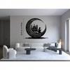 1Pc Ramadan Eid Islamic Metal Wall Art Silhouette Iron Sculpture Indoor Outdoor Holiday Decor Gift