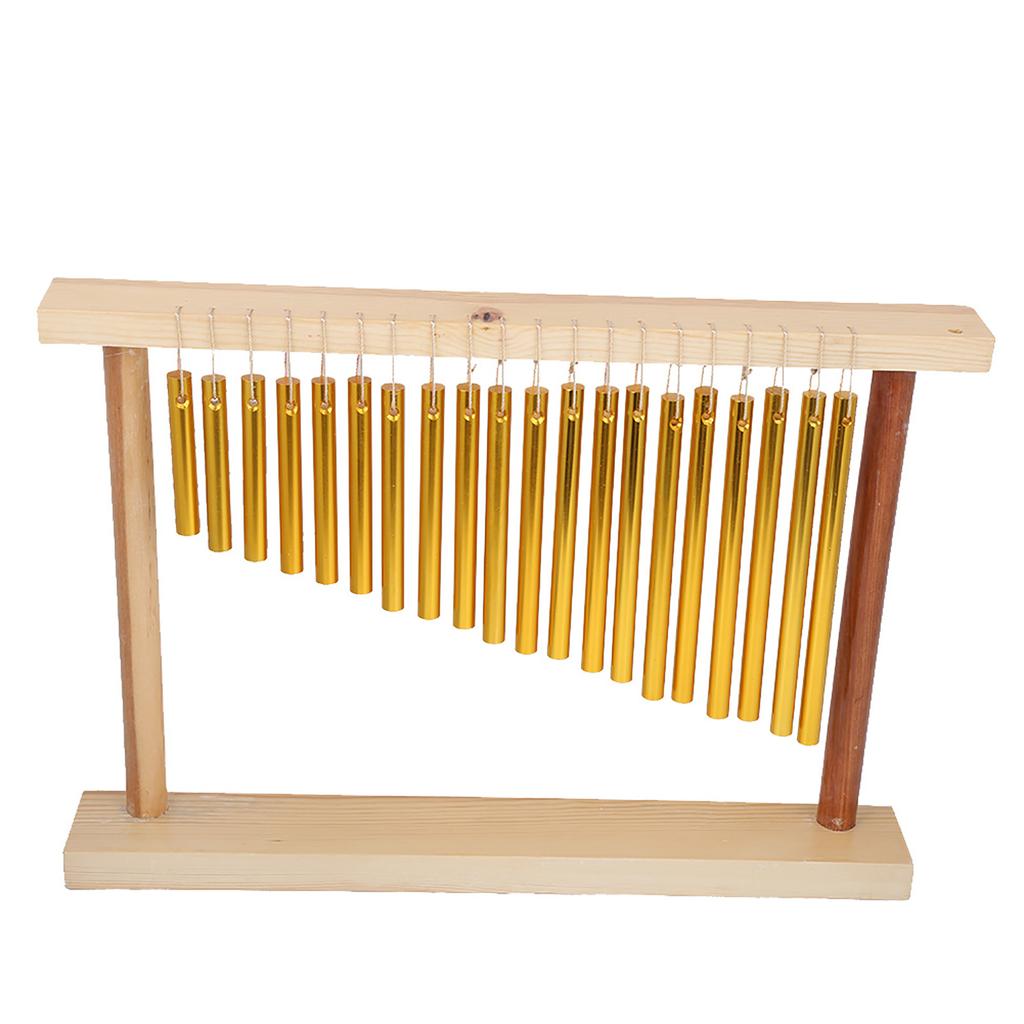 20‑Tone Wind Chimes Table Single‑Row Percussion Instrument Children s Musical Toy + Hammer